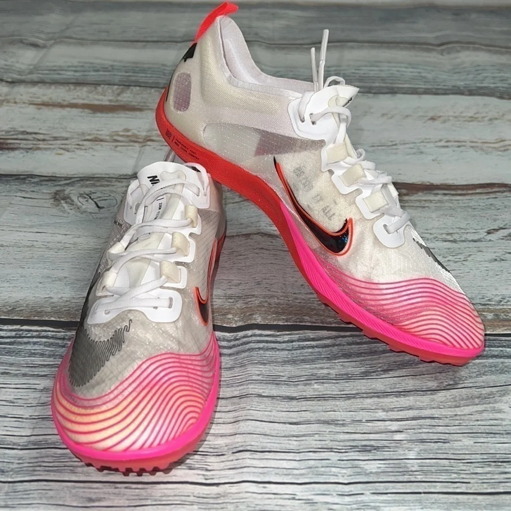 Nike Men’s Zoom Victory Waffle 5 White/Black-Bright Crimson Size 6.5/Women’s 8